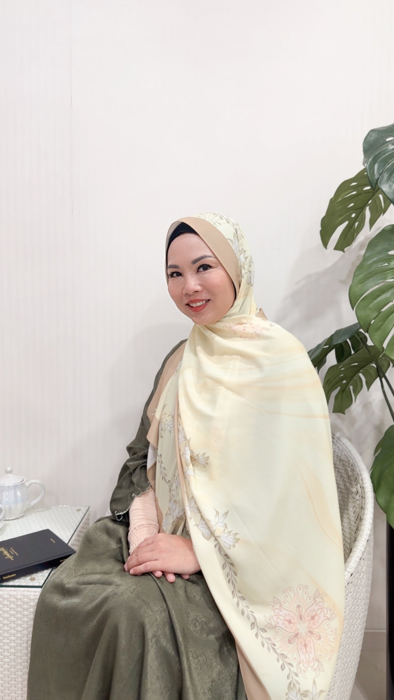 Enchanted Golden Hour 1.9M Shawl in Premium Chiffon