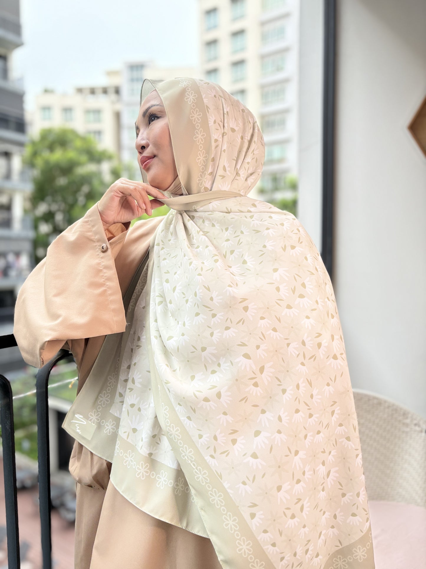 Garden Collection - Moss Green 1.9M Premium Chiffon