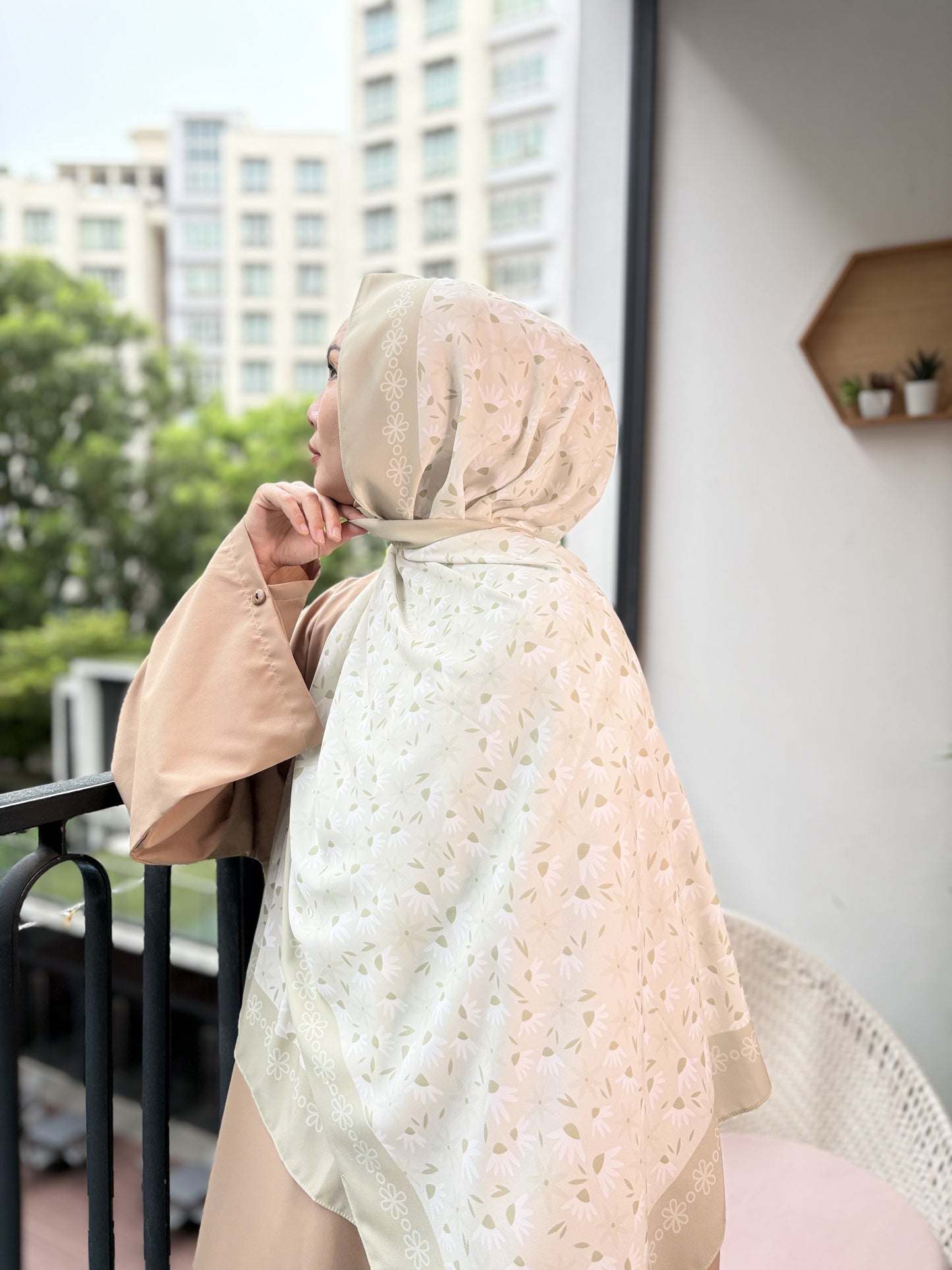 Garden Collection - Moss Green 1.9M Premium Chiffon