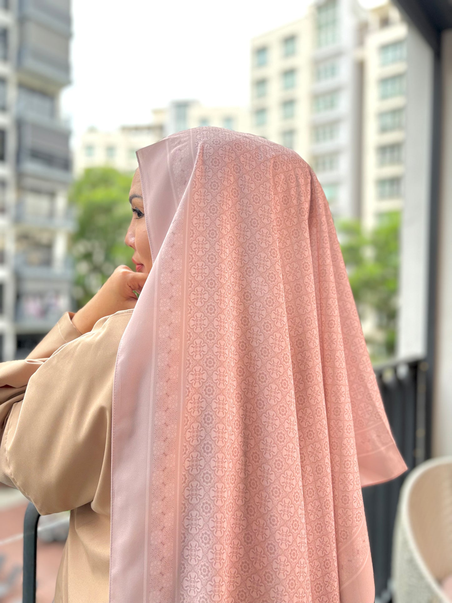 Perfect Series - Periwinkle 1.9M Premium Chiffon Shawl