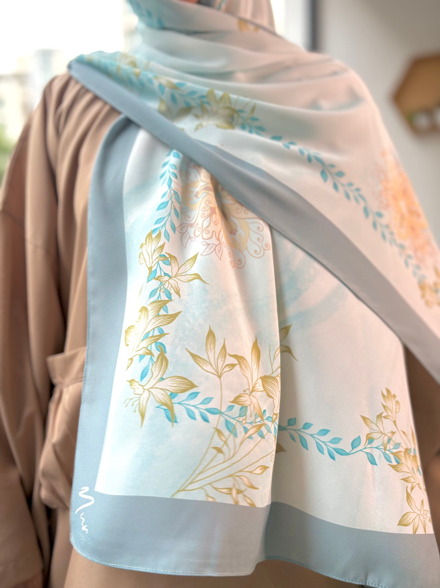 Enchanted Gentle Breeze 1.9M Shawl in Premium Chiffon